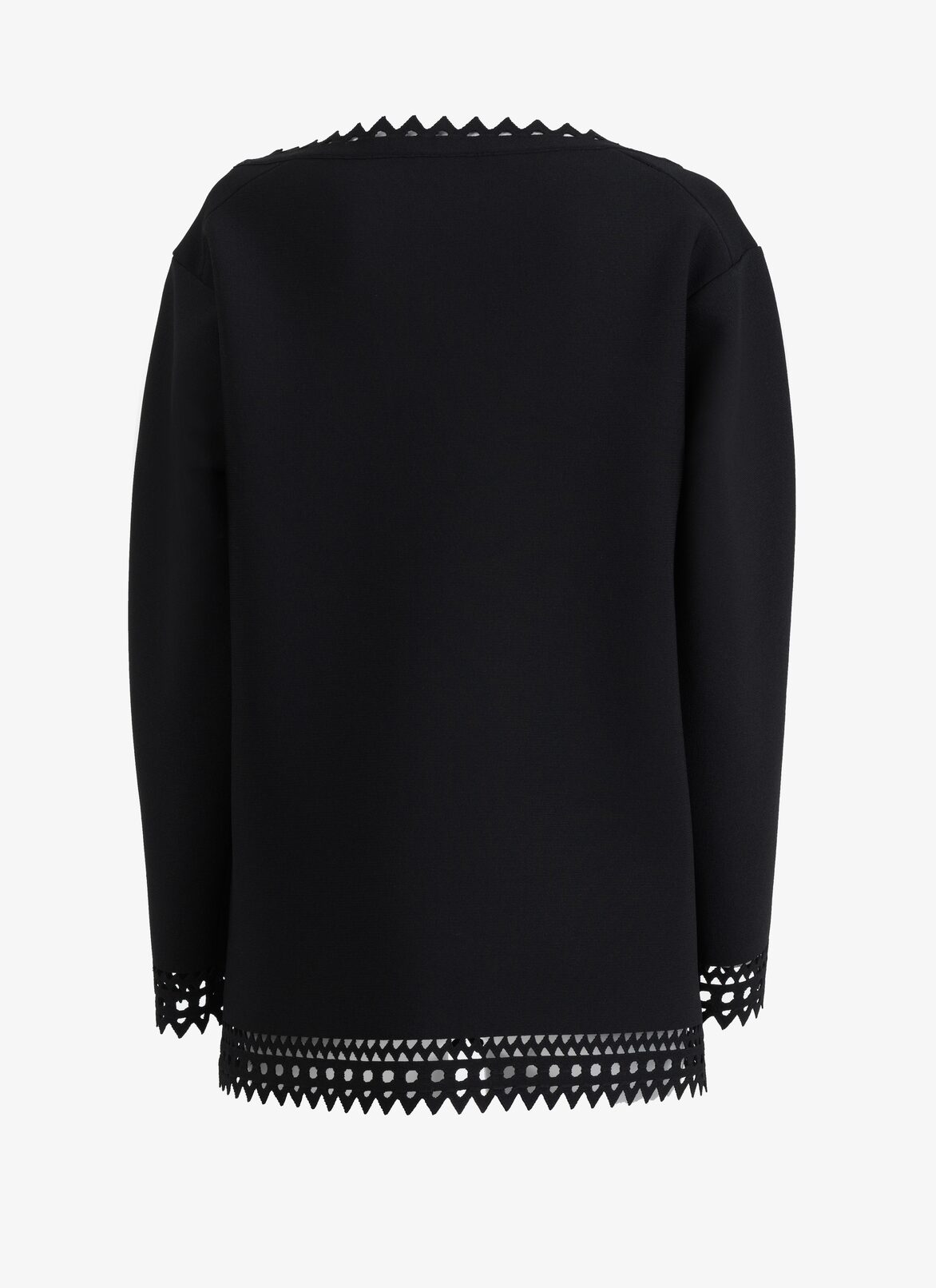 Alaïa Edition 2016 Tunic in openwork stretch knit ALAÏA BLACK ALAÏA EDITION 2016 TUNIC IN OPENWORK STRETCH KNIT